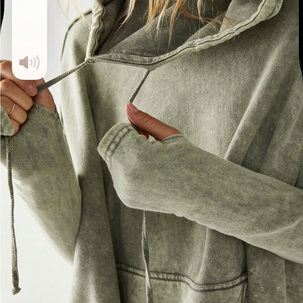 Free People/We the Free Extreme Washed Hoodie - Picture 3 of 4